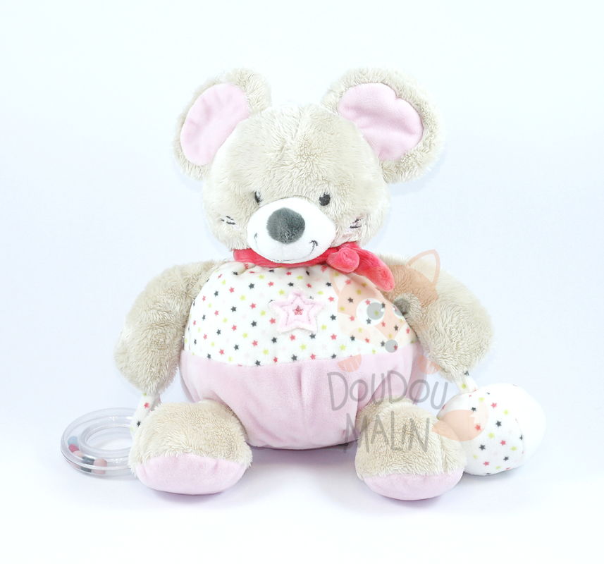  activity toy mouse pink star 